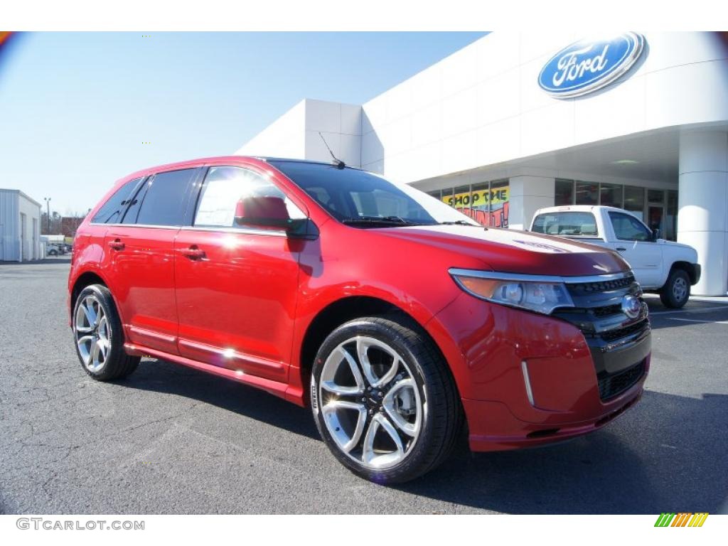 Red Candy Metallic 2011 Ford Edge Sport Exterior Photo #44369668