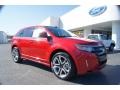 Red Candy Metallic 2011 Ford Edge Sport Exterior
