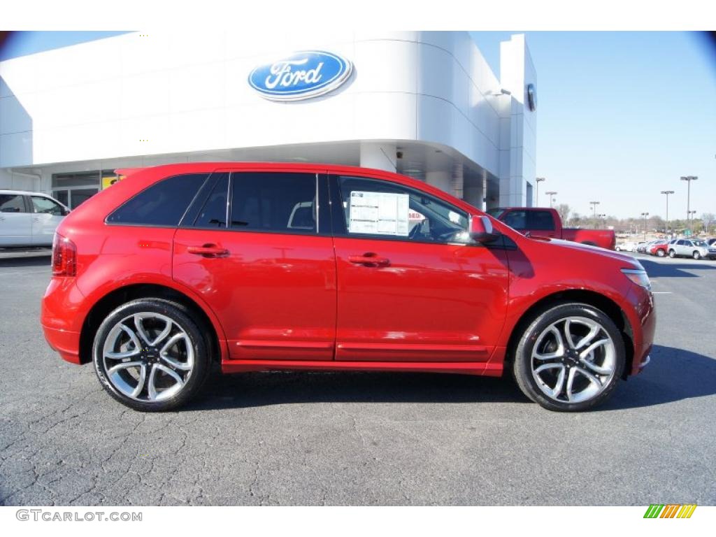 Red Candy Metallic 2011 Ford Edge Sport Exterior Photo #44369680