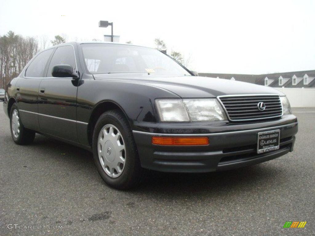 1995 LS 400 Sedan - Black / Tan Leather photo #1
