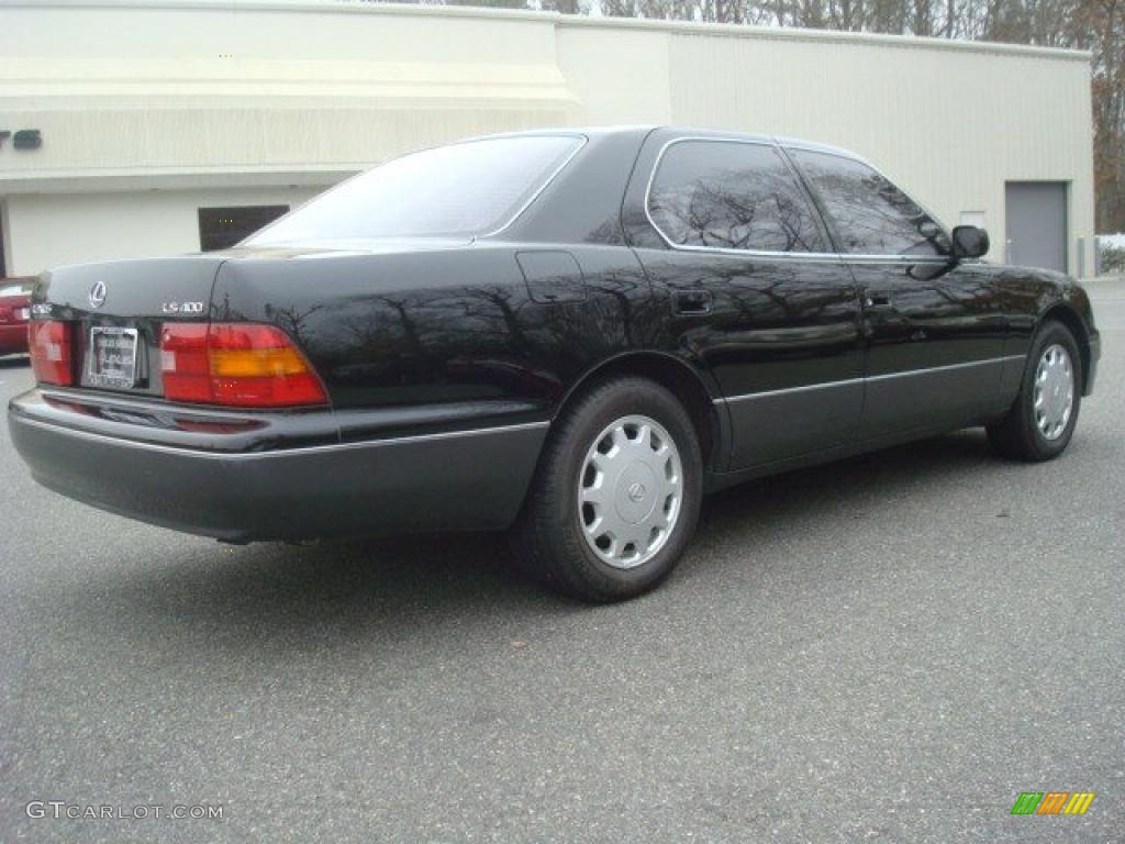 1995 LS 400 Sedan - Black / Tan Leather photo #4