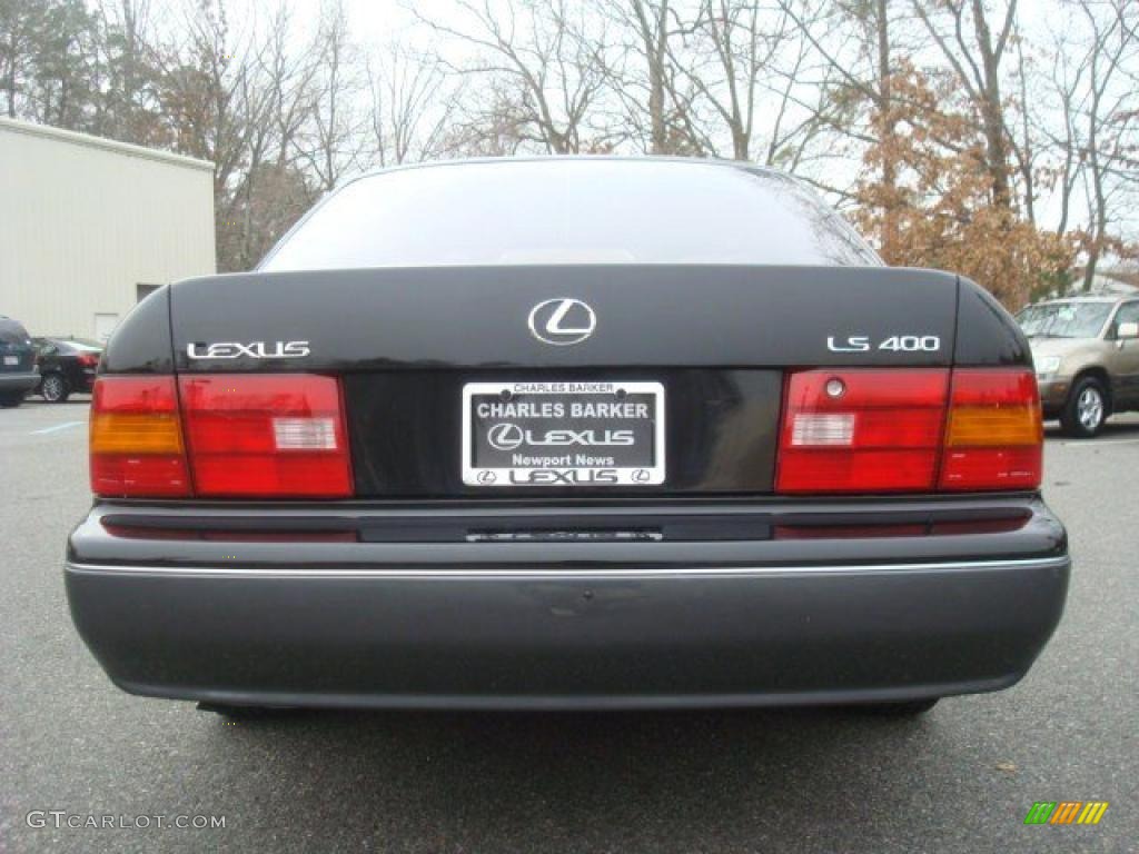 1995 LS 400 Sedan - Black / Tan Leather photo #5