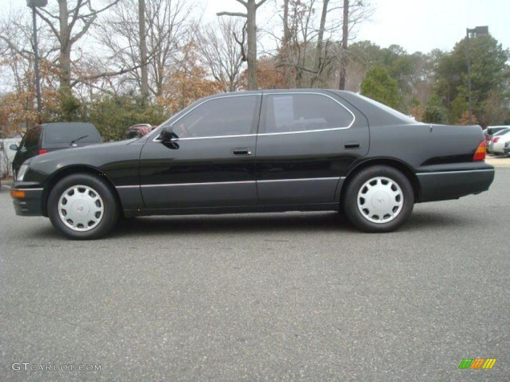 1995 LS 400 Sedan - Black / Tan Leather photo #7