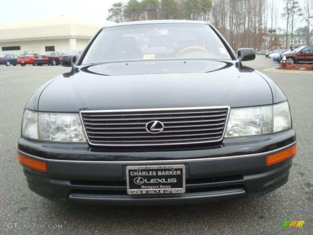 1995 LS 400 Sedan - Black / Tan Leather photo #9