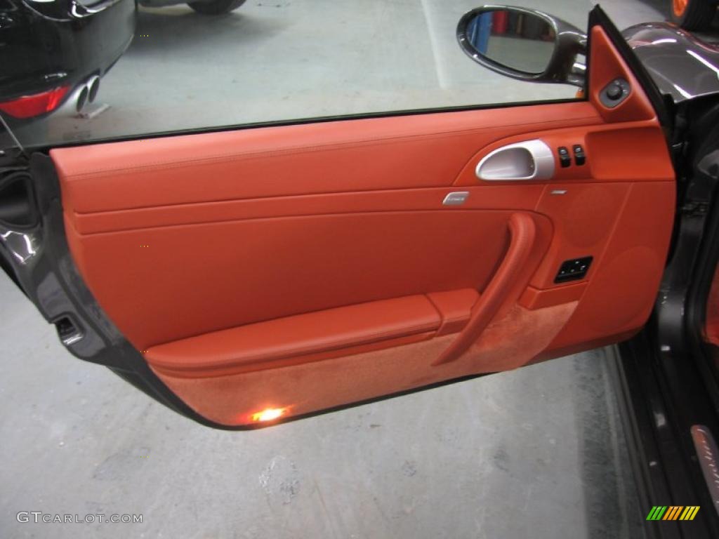 2007 Porsche 911 Carrera 4S Coupe Terracotta Door Panel Photo #44373648