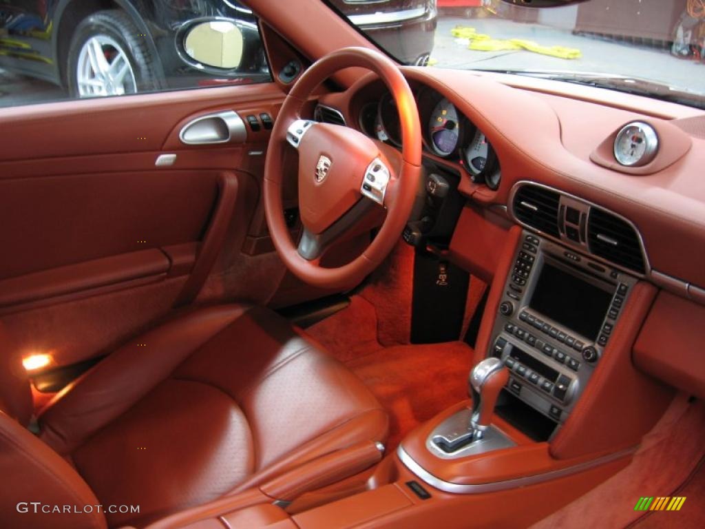 2007 Porsche 911 Carrera 4S Coupe Terracotta Dashboard Photo #44373668