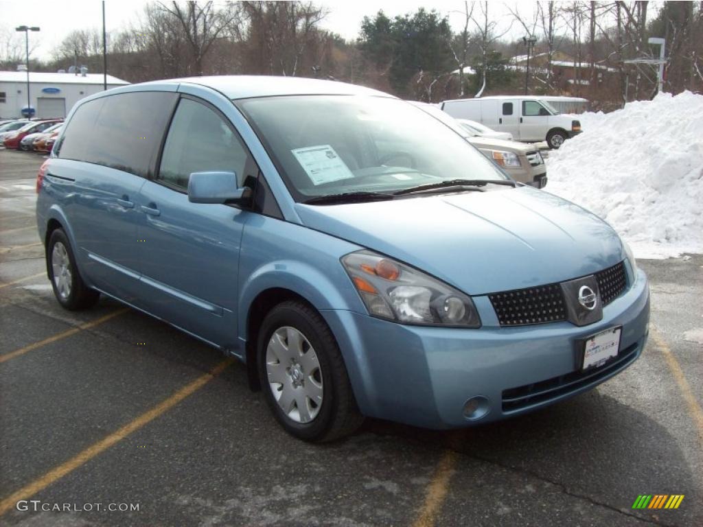 Azure Blue Metallic Nissan Quest