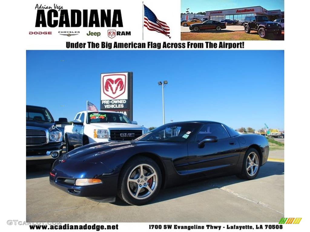 Navy Blue Metallic Chevrolet Corvette