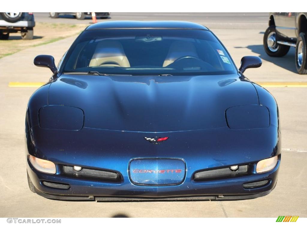 Navy Blue Metallic 2001 Chevrolet Corvette Coupe Exterior Photo #44379220