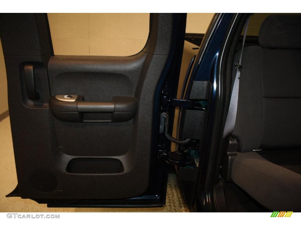 2008 Silverado 1500 LT Extended Cab 4x4 - Dark Blue Metallic / Ebony photo #34