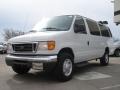 Oxford White - E Series Van E350 XLT 15 Passenger Photo No. 7