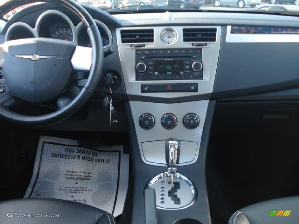 2010 Chrysler Sebring Limited Sedan Dark Slate Gray Dashboard Photo #44387230