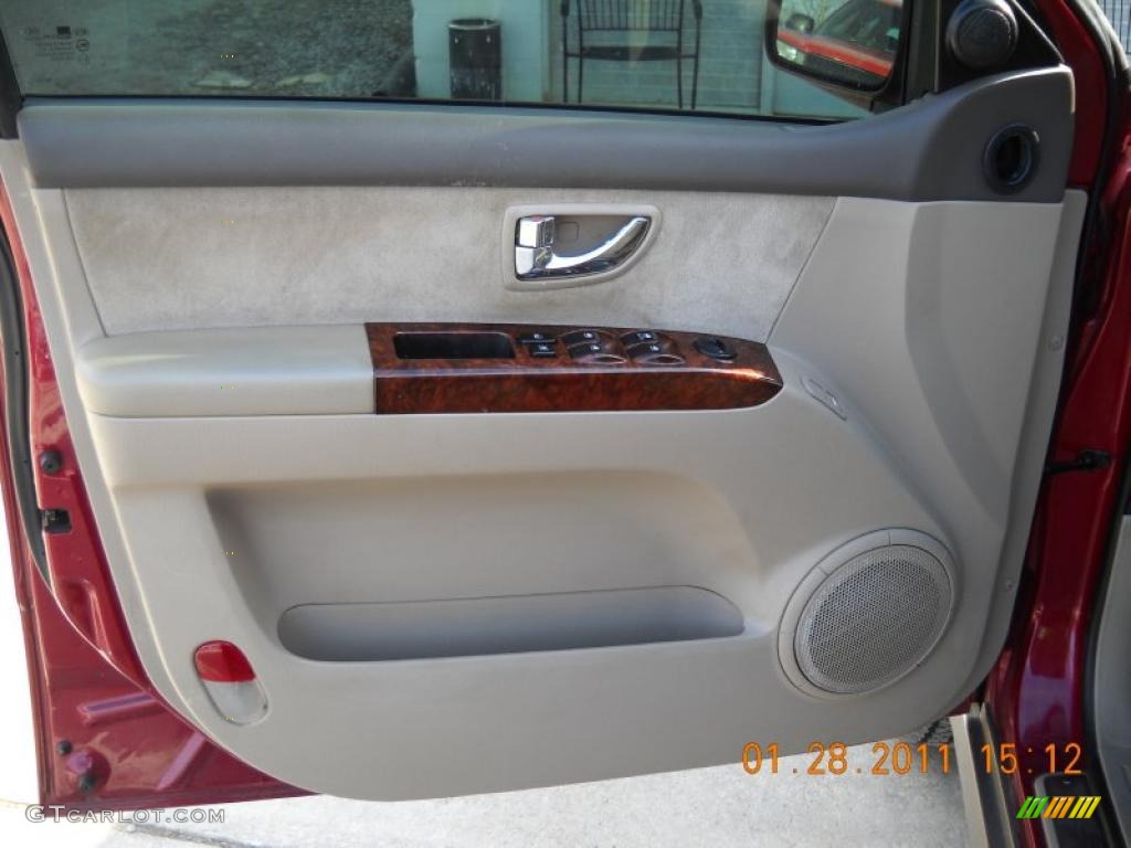 2004 Kia Sorento EX Beige Door Panel Photo #44388538
