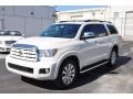 2010 Blizzard White Pearl Toyota Sequoia Platinum  photo #3