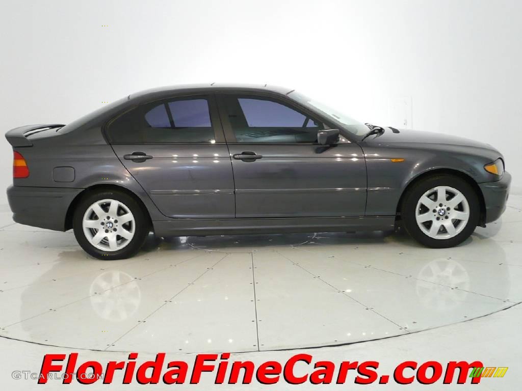 2003 3 Series 325i Sedan - Steel Grey Metallic / Sand photo #4