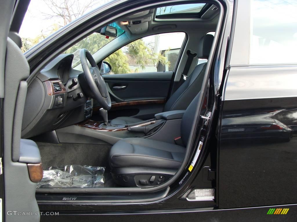 2006 3 Series 325xi Sedan - Jet Black / Black photo #7