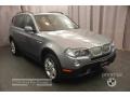 2007 Silver Grey Metallic BMW X3 3.0si  photo #7