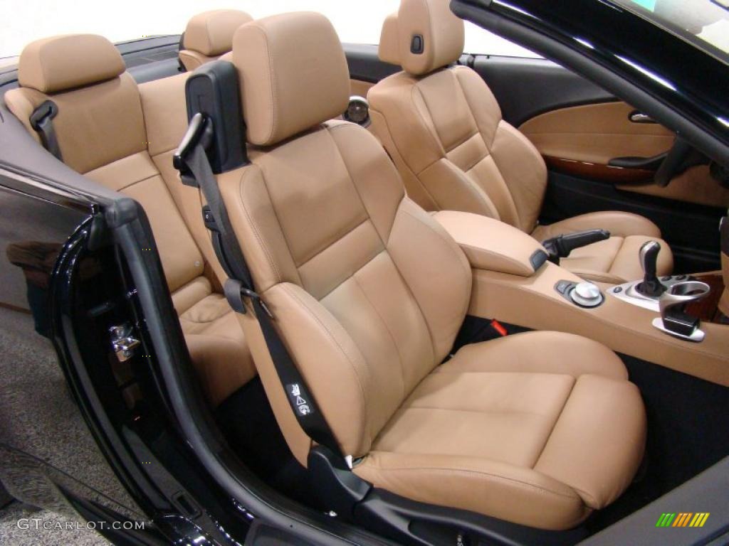 Portland Brown Merino Leather Interior 2008 BMW M6 Convertible Photo #44410482