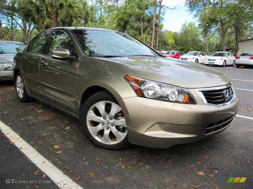 2008 Accord EX Sedan - Bold Beige Metallic / Ivory photo #1