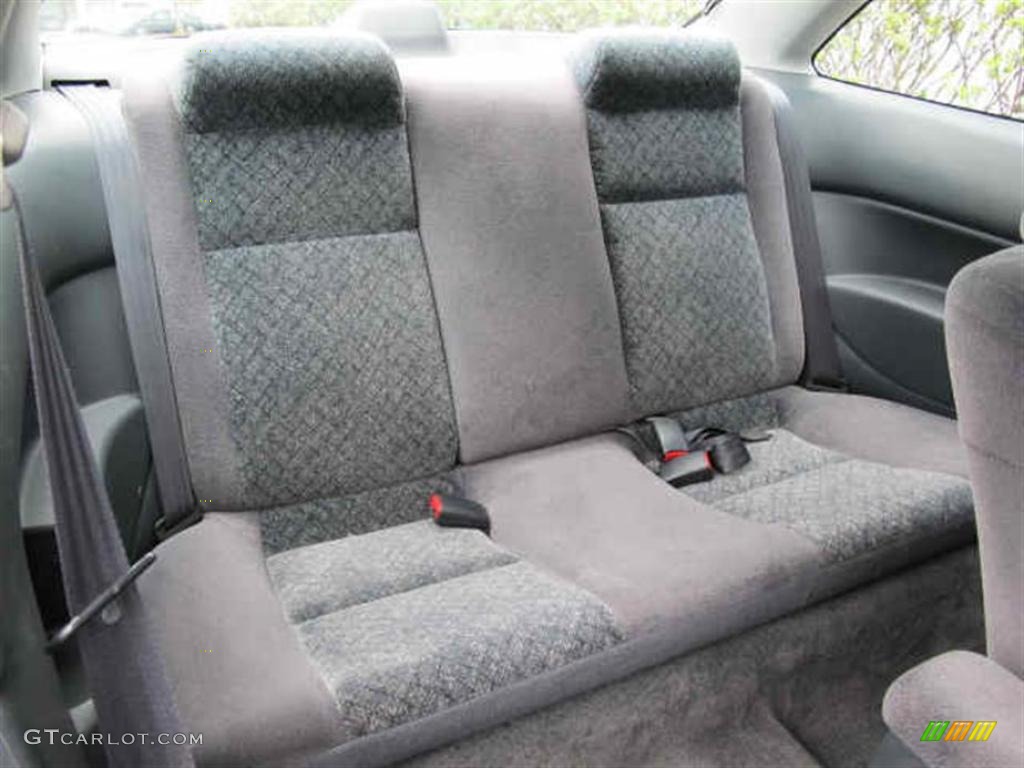 1997 Civic EX Coupe - Black Pearl Metallic / Gray photo #10