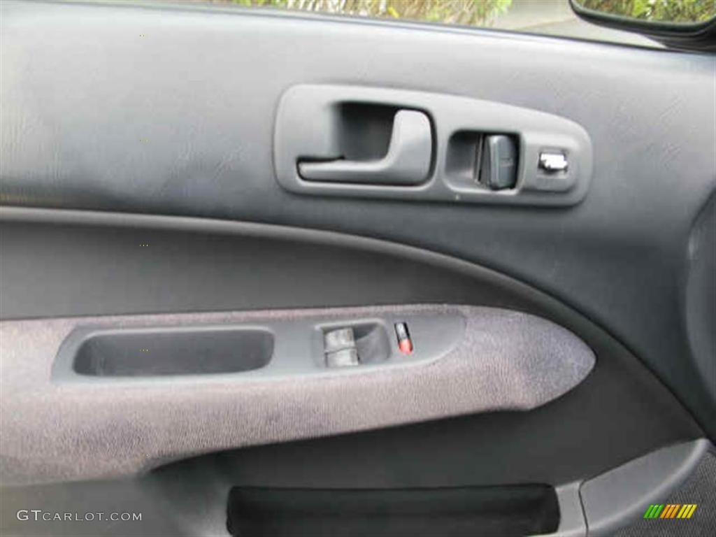 1997 Civic EX Coupe - Black Pearl Metallic / Gray photo #15