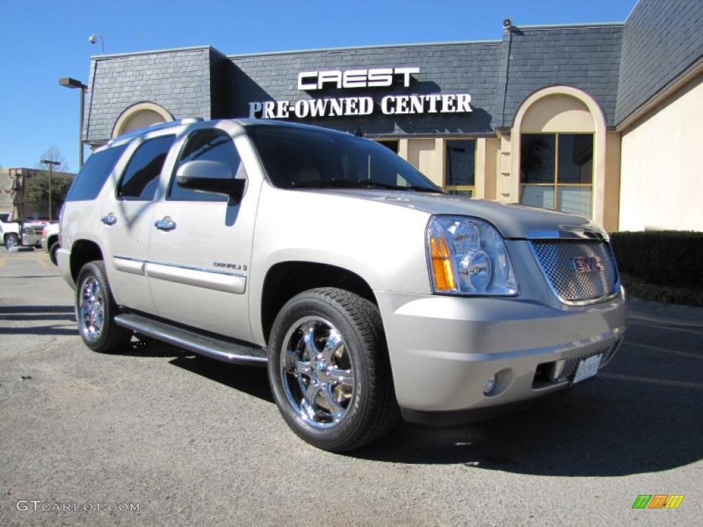 2008 Yukon Denali AWD - Silver Birch Metallic / Light Tan photo #1