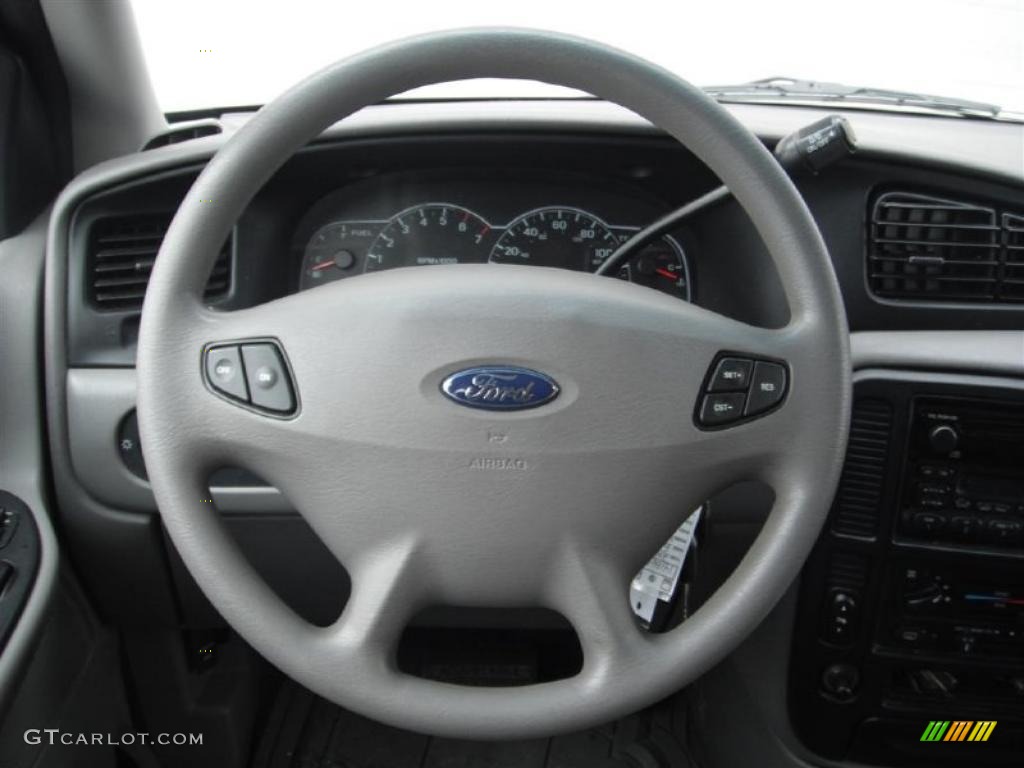 2003 Ford Windstar LX Medium Graphite Steering Wheel Photo #44420394