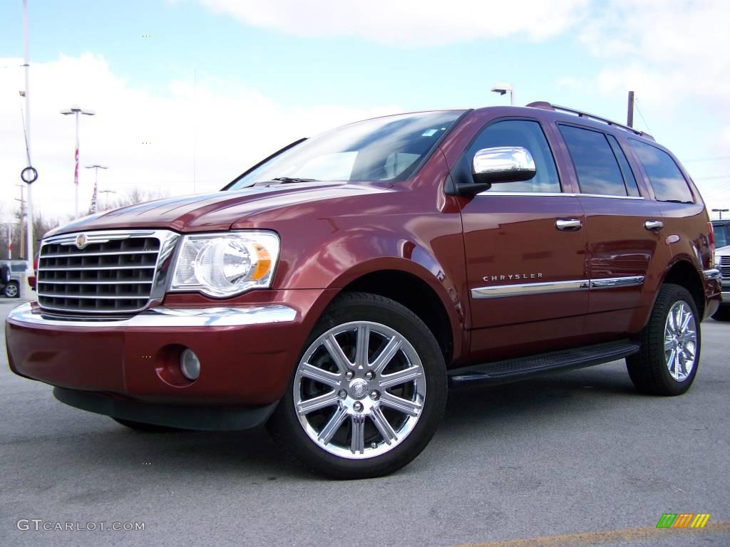 2007 Aspen Limited HEMI 4WD - Cognac Crystal Pearl / Dark Khaki/Light Graystone photo #1