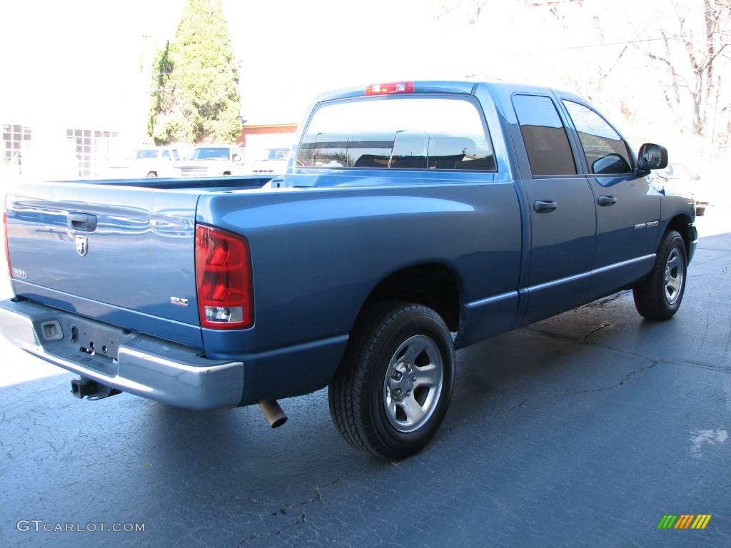 2005 Ram 1500 SLT Quad Cab - Atlantic Blue Pearl / Dark Slate Gray photo #5