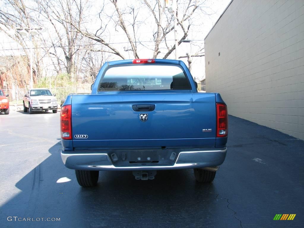 2005 Ram 1500 SLT Quad Cab - Atlantic Blue Pearl / Dark Slate Gray photo #6