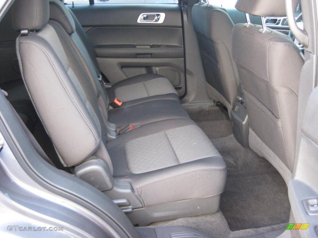 Charcoal Black Interior 2011 Ford Explorer XLT 4WD Photo #44435973