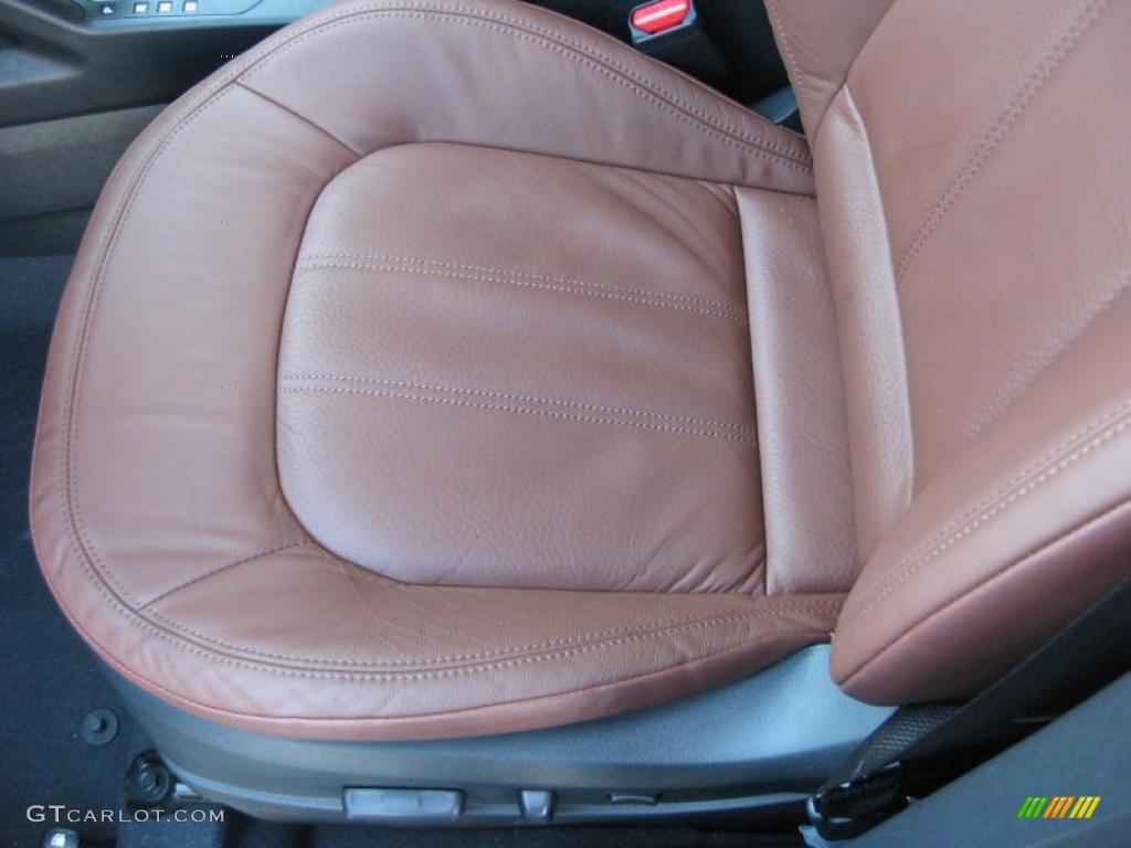 Black/Saddle Interior 2011 Hyundai Tucson Limited AWD Photo #44439046
