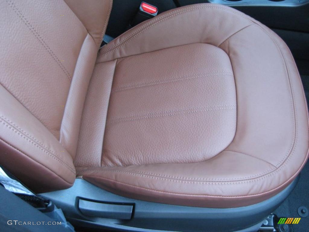 Black/Saddle Interior 2011 Hyundai Tucson Limited AWD Photo #44439114