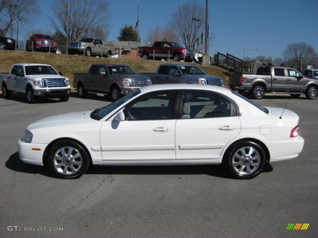 White 2006 Kia Optima LX V6 Exterior Photo #44439230