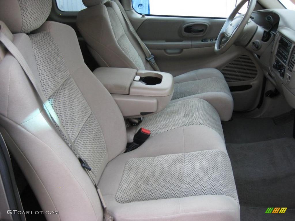2002 F150 XLT SuperCab - Arizona Beige Metallic / Medium Parchment photo #21