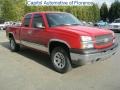 2005 Victory Red Chevrolet Silverado 1500 Z71 Extended Cab 4x4  photo #1