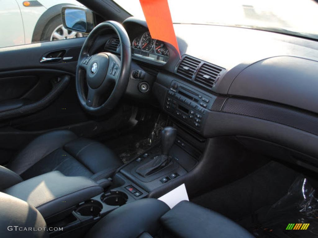 2005 3 Series 330i Coupe - Jet Black / Black photo #5