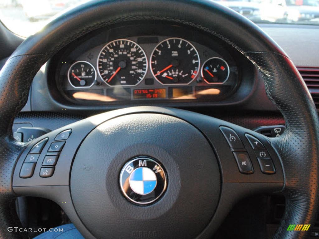 2005 3 Series 330i Coupe - Jet Black / Black photo #20