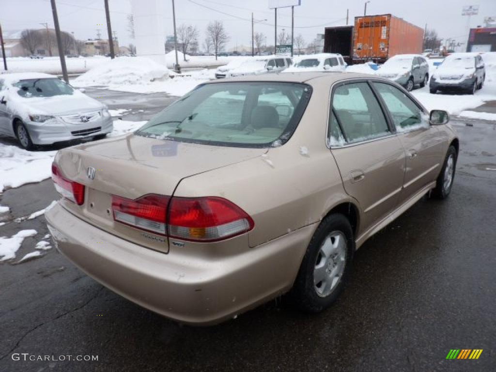 2002 Accord EX V6 Sedan - Naples Gold Metallic / Ivory photo #4