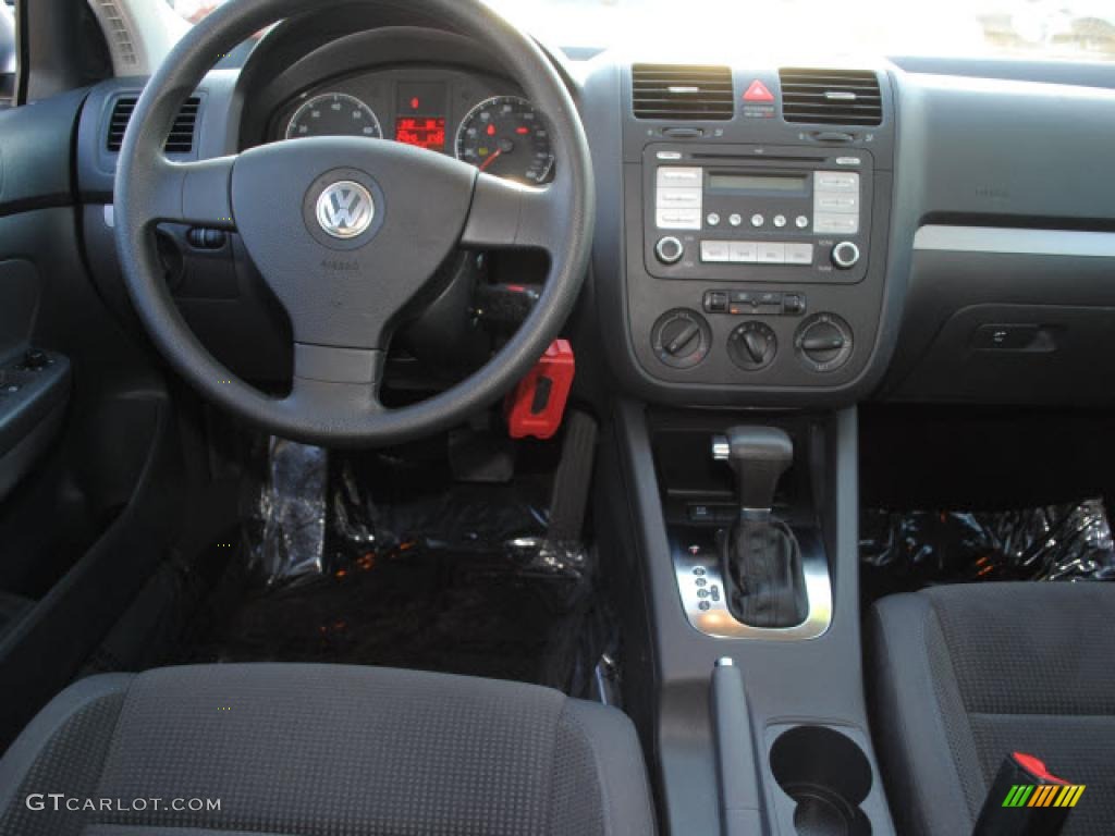 2009 Volkswagen Jetta S Sedan Anthracite Dashboard Photo #44445962