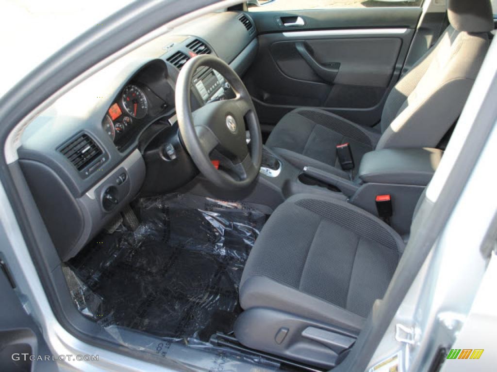 Anthracite Interior 2009 Volkswagen Jetta S Sedan Photo #44445970