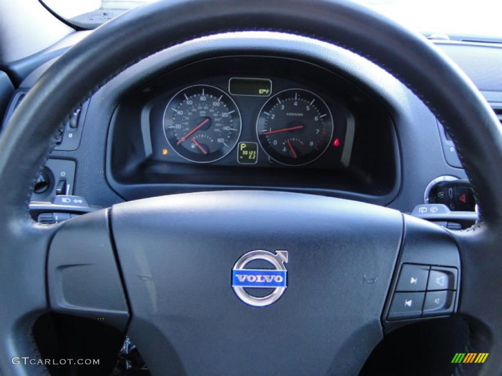 2008 Volvo C30 T5 Version 2.0 Off Black Steering Wheel Photo #44446090