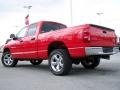 2007 Flame Red Dodge Ram 1500 Big Horn Edition Quad Cab 4x4  photo #7