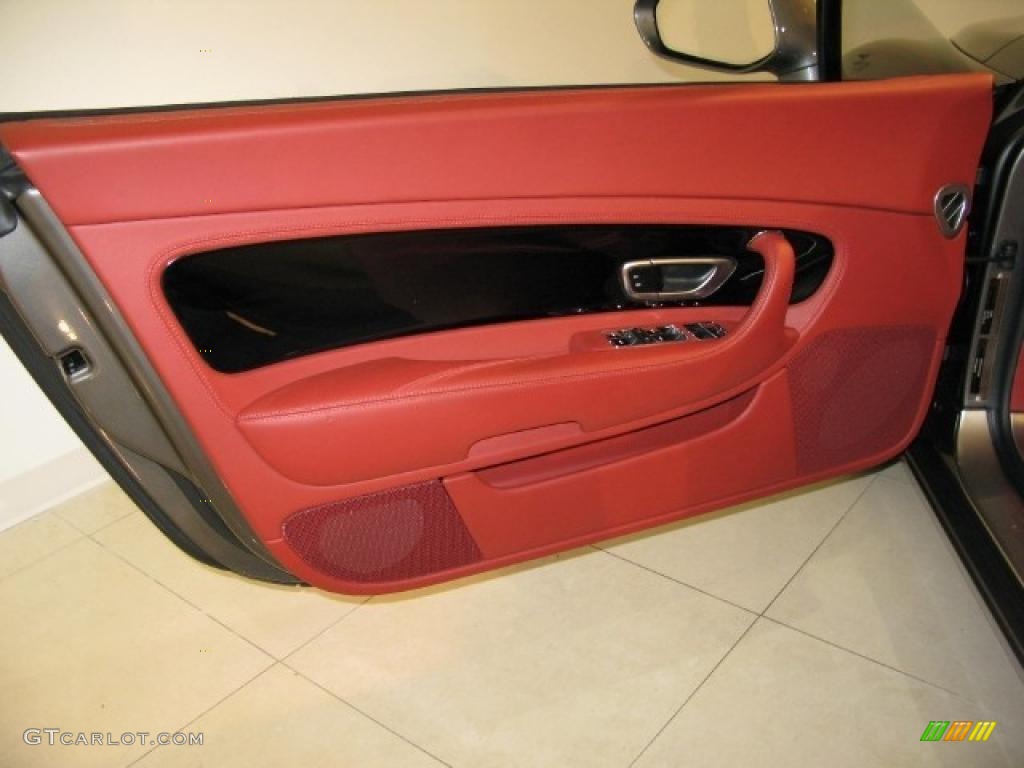 2010 Bentley Continental GTC Speed Fireglow Door Panel Photo #44454962