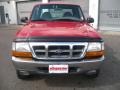 2000 Bright Red Ford Ranger XLT SuperCab 4x4  photo #2