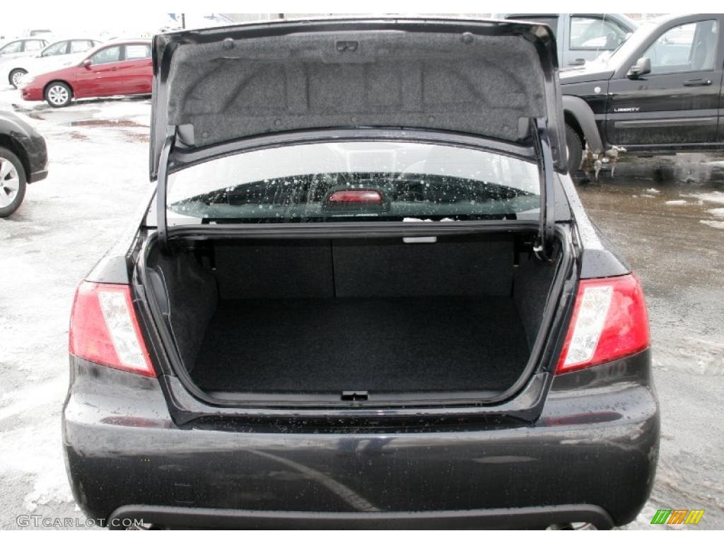 2009 Impreza 2.5i Premium Sedan - Dark Gray Metallic / Carbon Black photo #9