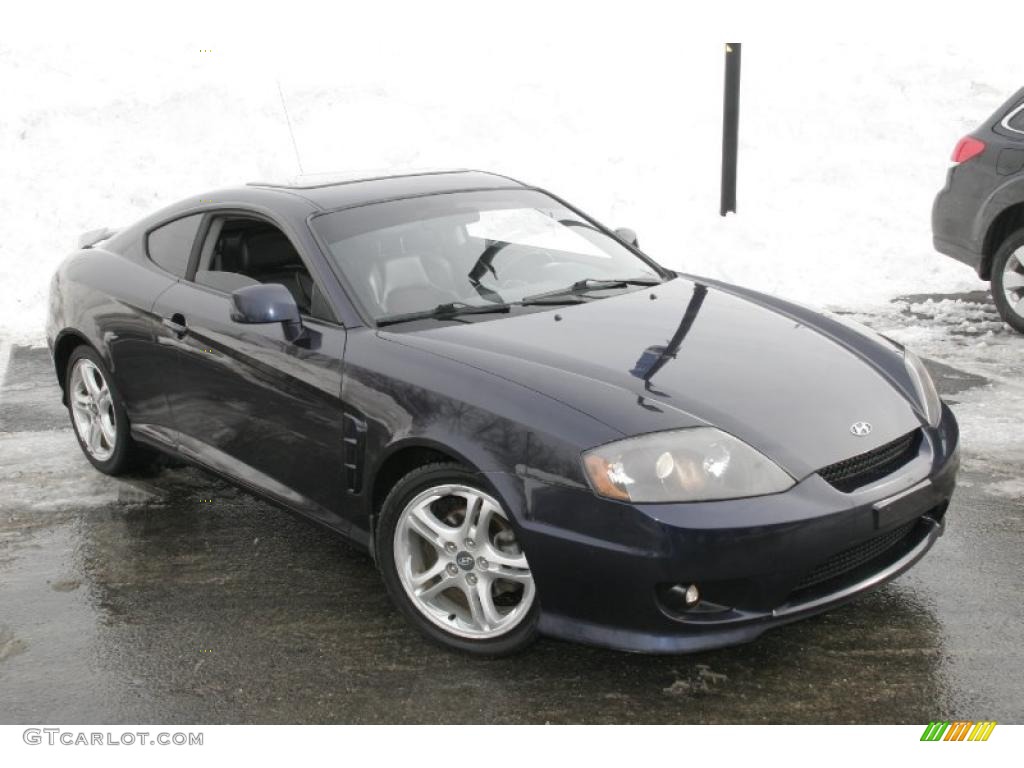 Moonlit Blue Metallic 2006 Hyundai Tiburon GT Exterior Photo #44462854