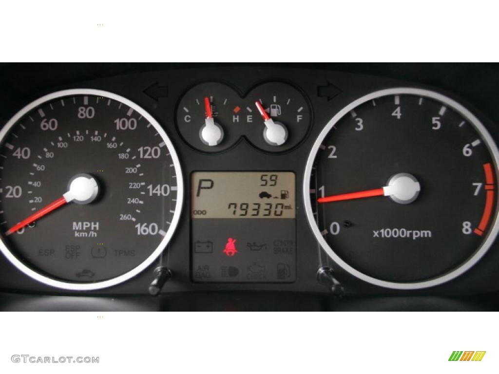 2006 Hyundai Tiburon GT Gauges Photo #44463166