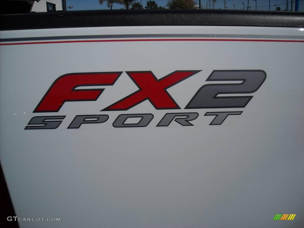 2007 F150 FX2 Sport SuperCab - Oxford White / Black photo #12