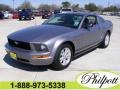 2007 Tungsten Grey Metallic Ford Mustang V6 Deluxe Coupe  photo #1